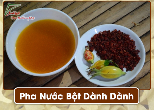 cách làm mứt dừa bột dành dành